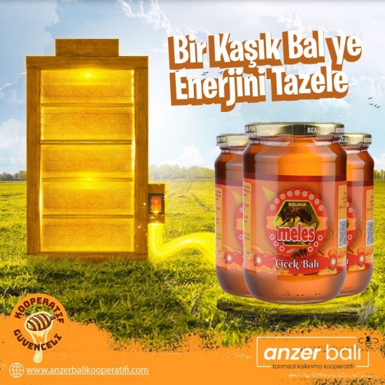 Meles Çiçek Balı 970 GR