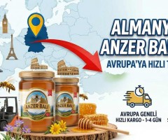 Almanya Depodan Anzer Balı Gönderimi | Avrupa’ya Hızlı Teslim & Depodan Teslim