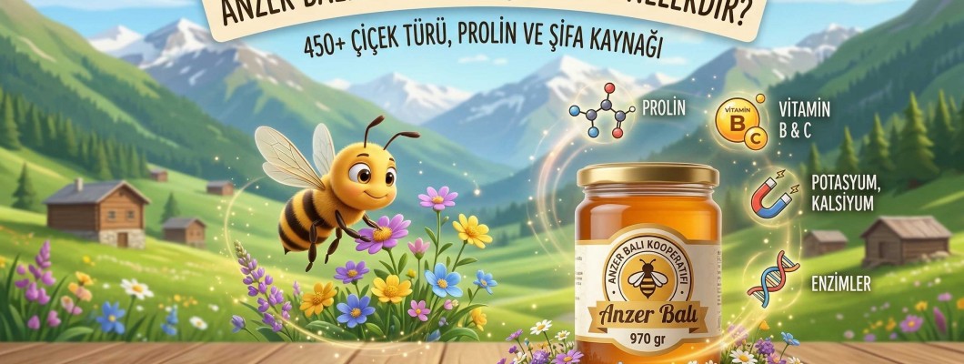 Anzer Balının Doğal İçerikleri ve Benzersiz Faydaları Anzer Balının Doğal İçerikleri ve Benzersiz Faydaları