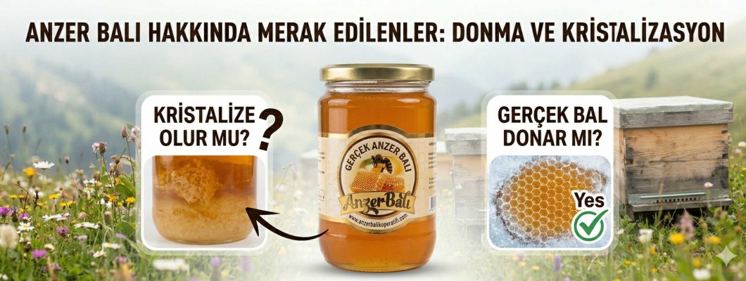 Gerçek bal neden donar? Anzer balında kristalleşme süreci