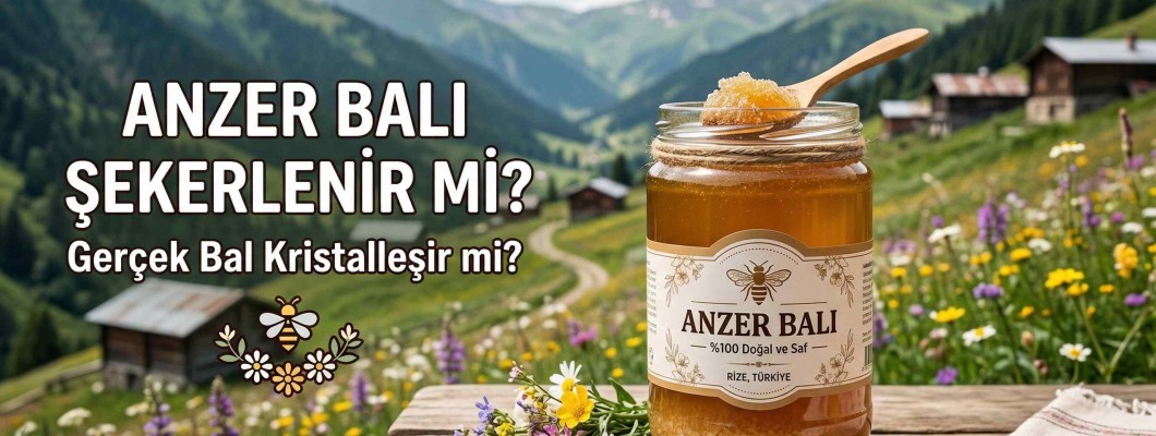 Anzer Balı Şekerlenir mi? Gerçek Anzer Balı Donar mı?