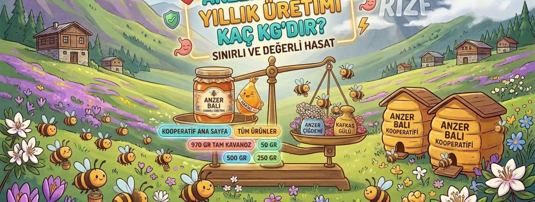 Anzer Balının Yıllık Üretimi