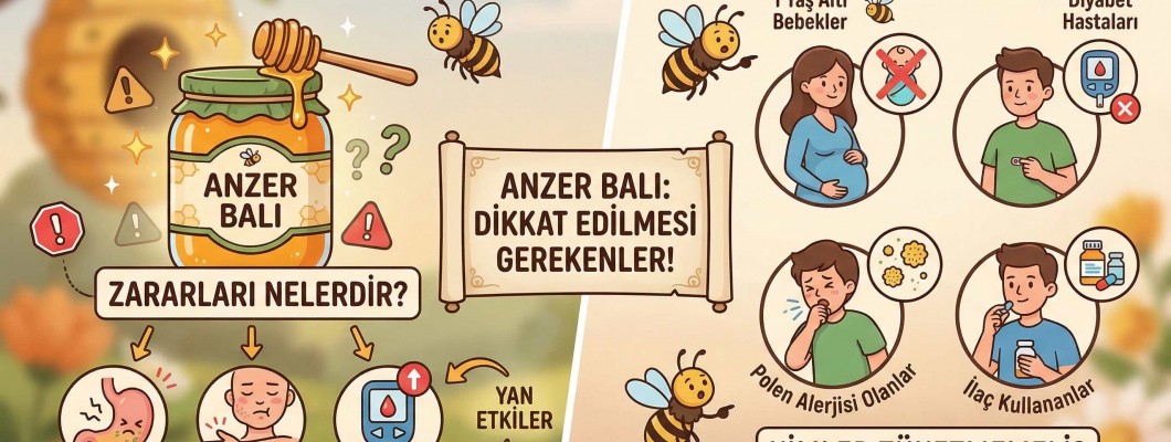 Anzer Balı Zararları Nelerdir? Kimler Tüketmemeli?