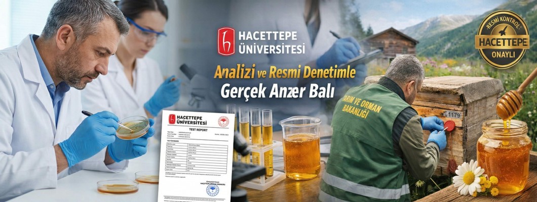 Hacettepe Analizi ve Resmi Denetimle Gerçek Anzer Balı