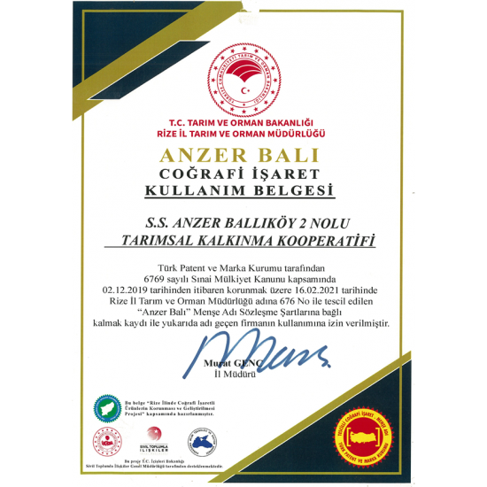 Anzer Balı 970 GR