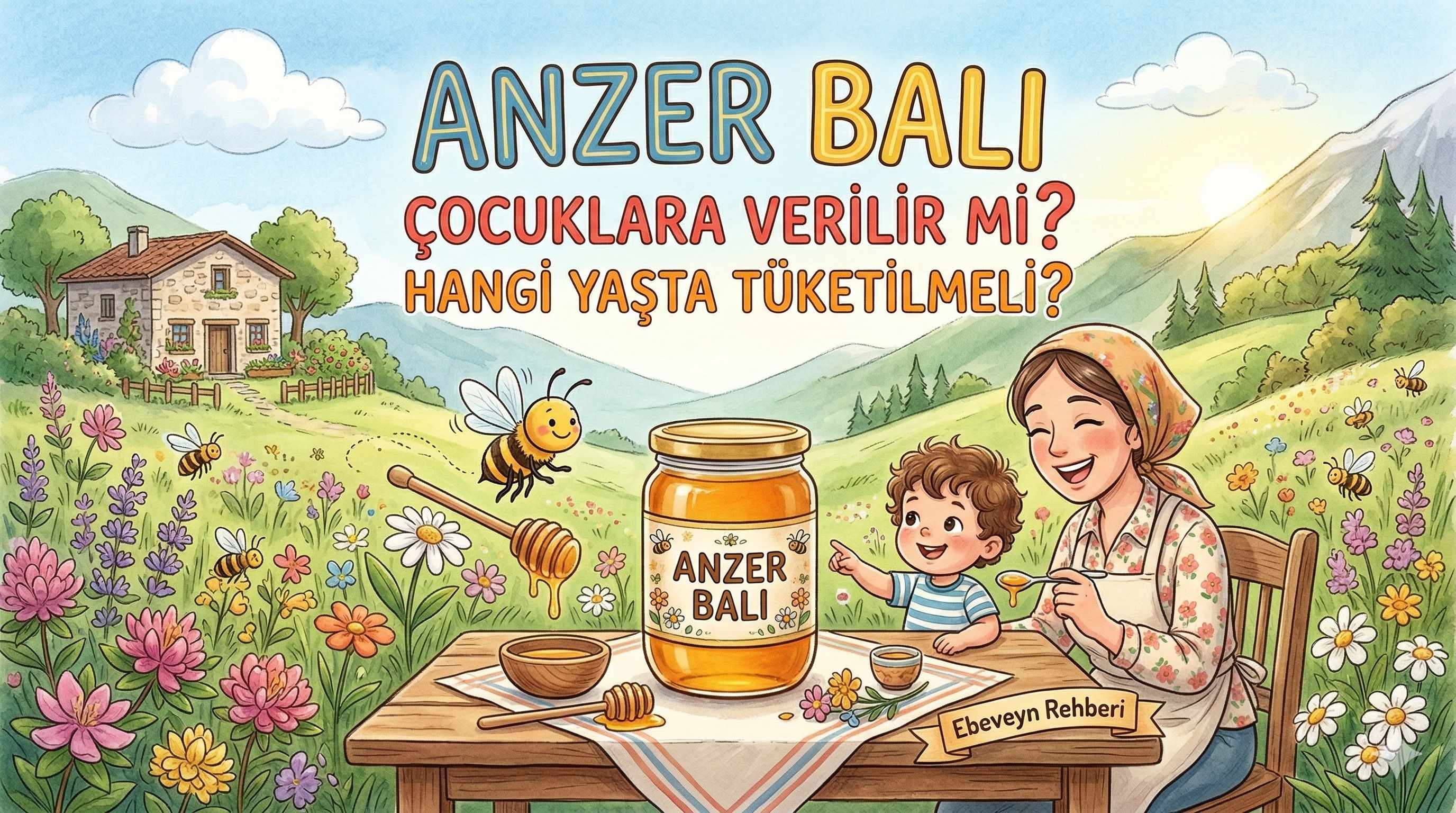 Anzer balı çocuklara verilir mi kaç yaşında verilmeli