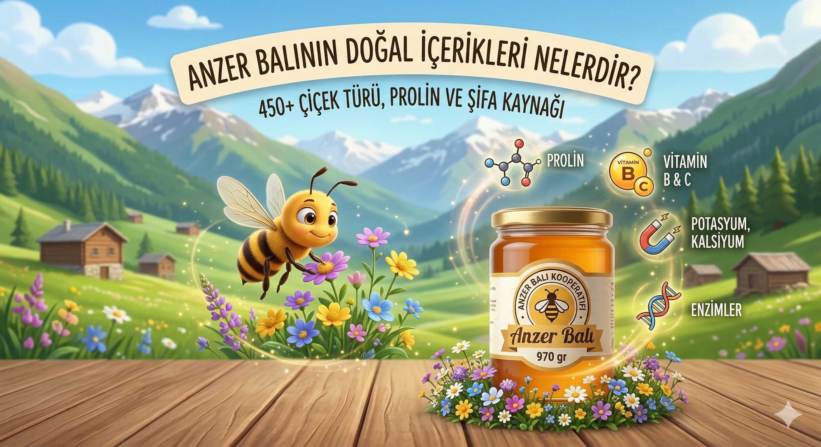 Anzer Balı İçerikleri